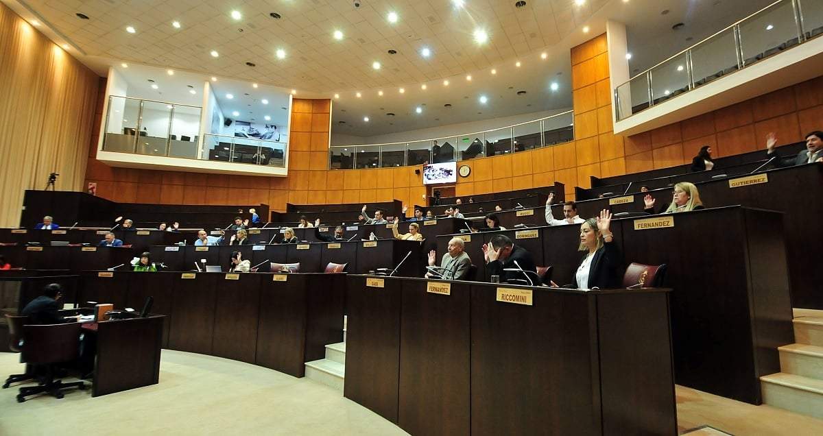 Sesión de la cámara de diputados de Neuquén. Fuente (Legislatura de Neuquén)