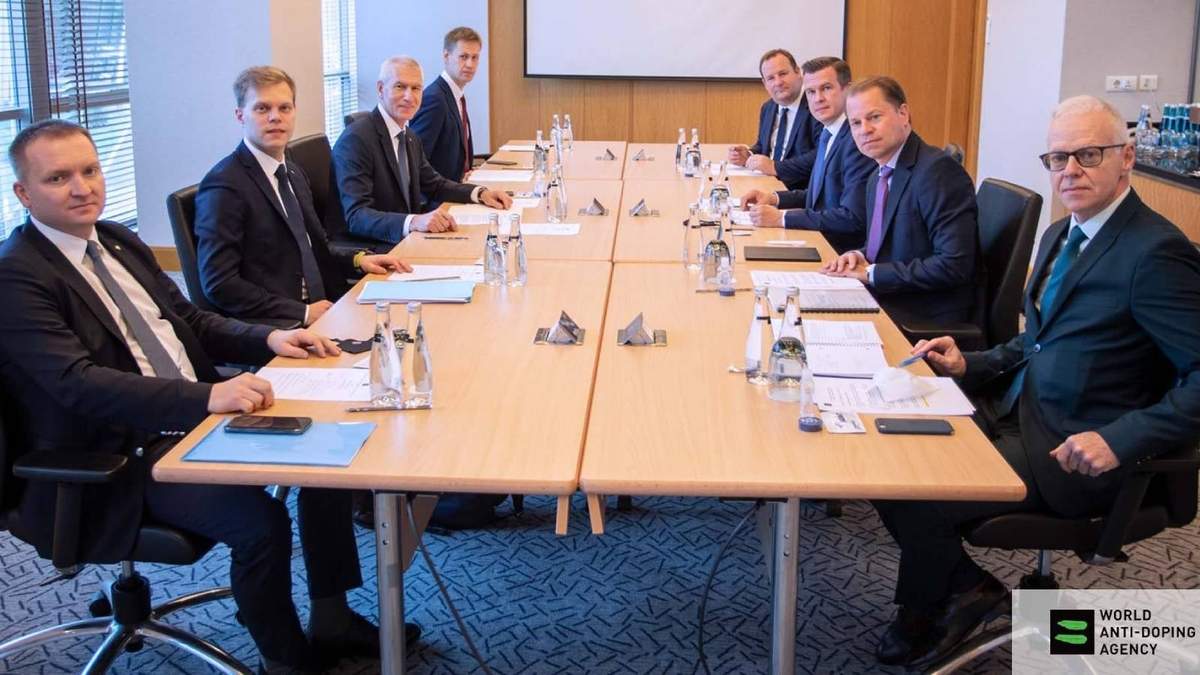 Reunión de autoridades de la Agencia Mundial Antidopaje y de Rusia