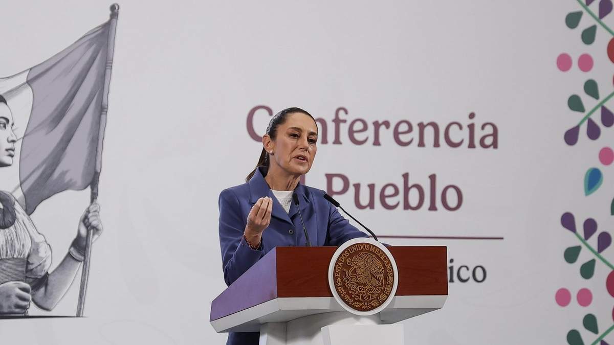 Claudia Sheinbaum en su conferencia matutina