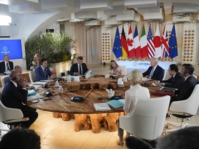 Estados Unidos y países europeos acuerdan congelar activos rusos en cumbre del G7