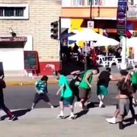 Así fue la batalla campal entre aficionados del Toluca y el León en Metepec (Video)