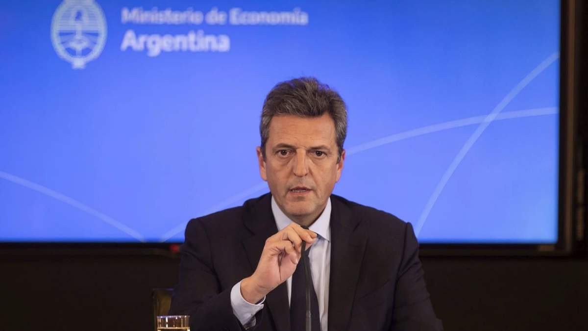Sergio Massa, ministro de Economía de Nación. Fuente: (Twitter)