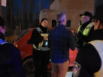 Control en Ruta 7: se llevó puestos los conos, no quiso hacer el test y discutió con la Policía