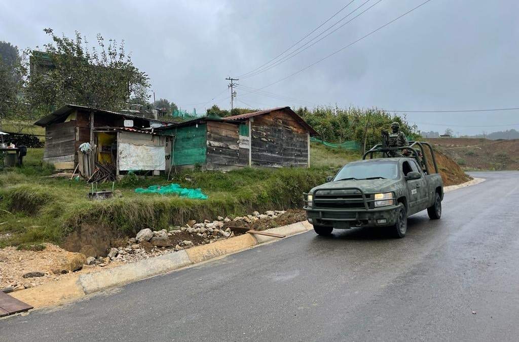Fuerzas federales en Chenalhó