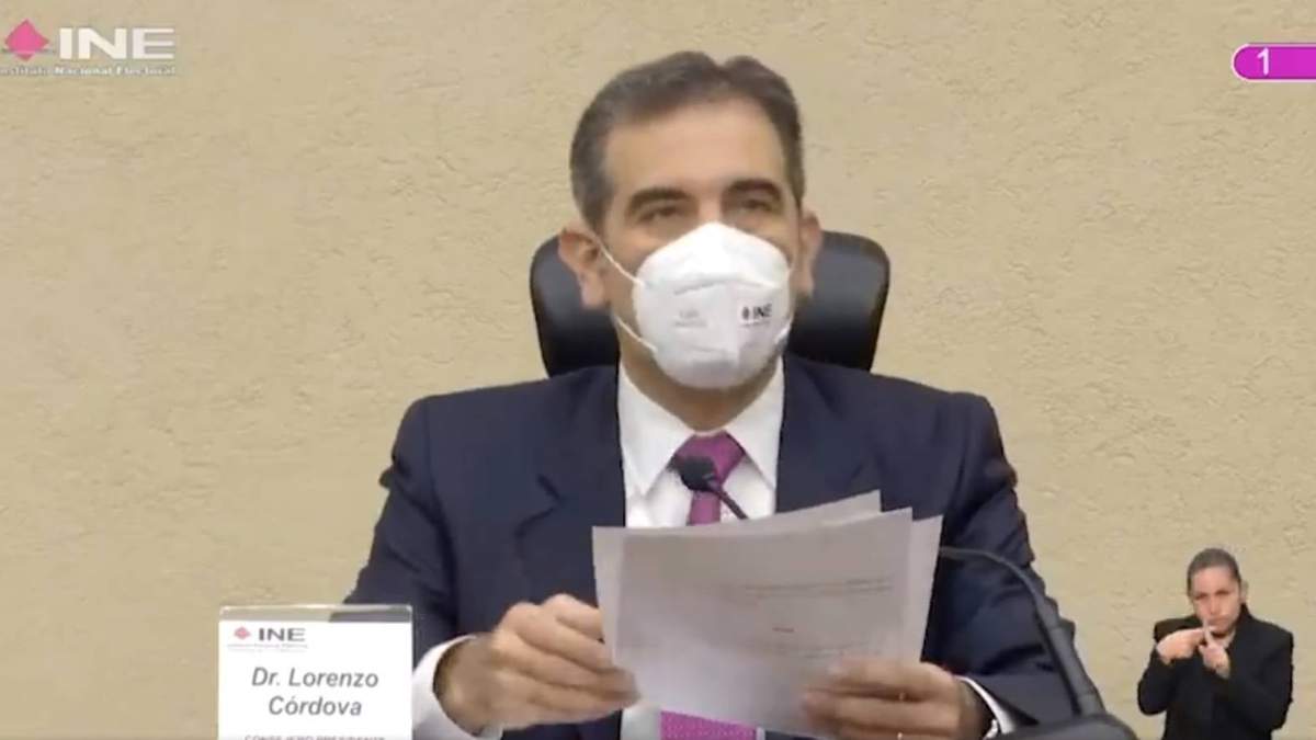 Lorenzo Córdova, consejero presidente del INE