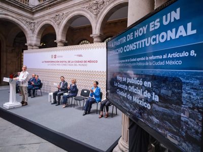 Entró en vigor en CDMX el derecho a contar con internet universal y gratuito en espacios públicos