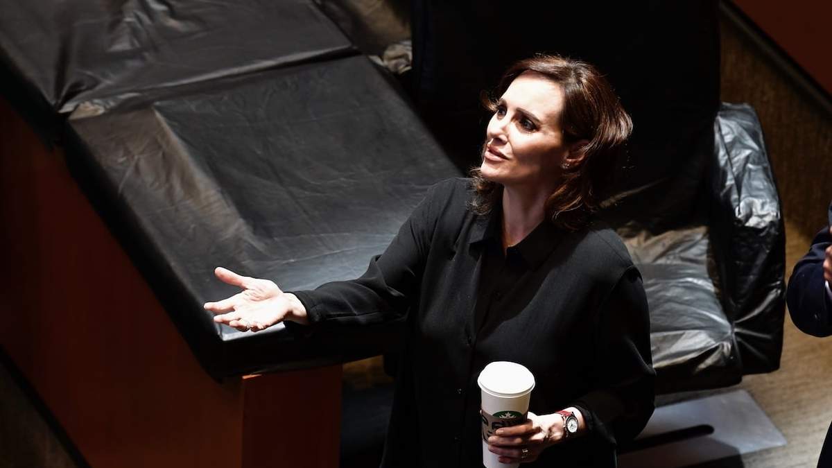 La senadora panista