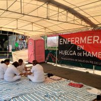 Cinco enfermeras inician huelga de hambre en Chiapas; exigen la reinstalación de 14 compañeros