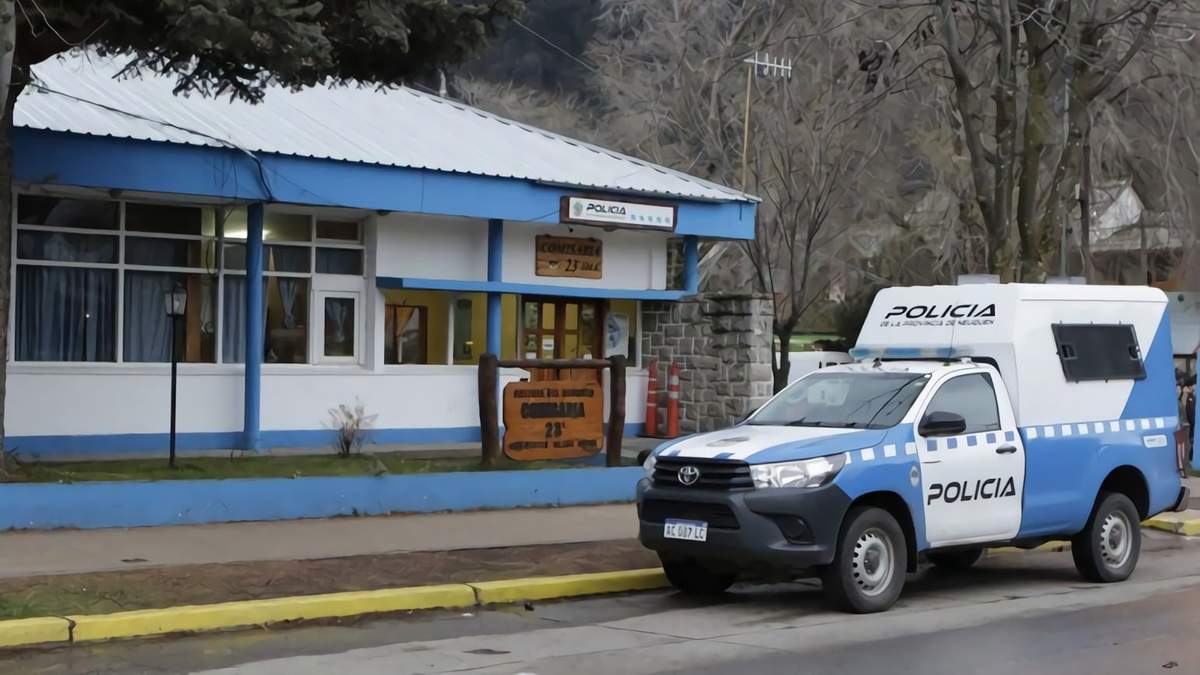Comisaría N°23 de San Martín de los Andes. Fuente: (Twitter)