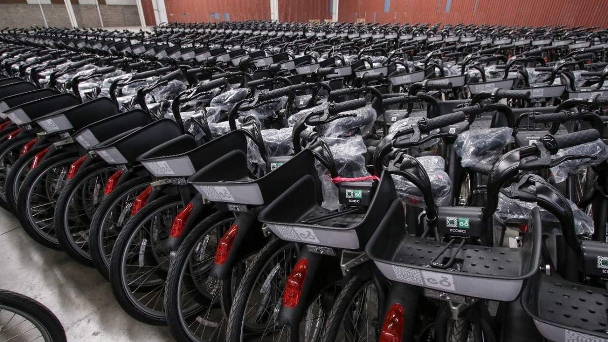 Bicicletas de la red Ecobici