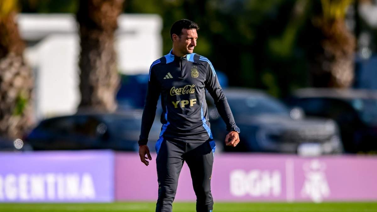 Lionel Scaloni. Fuente: (Getty)