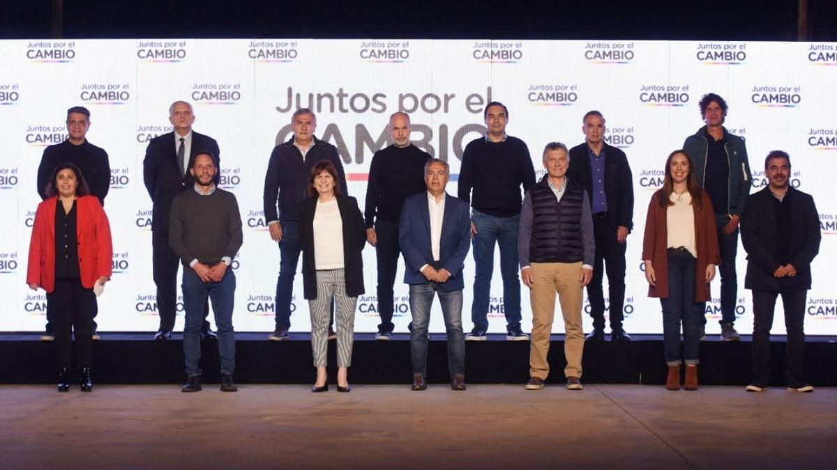 Los representantes de Juntos por el Cambio. Fuente: (Twitter)