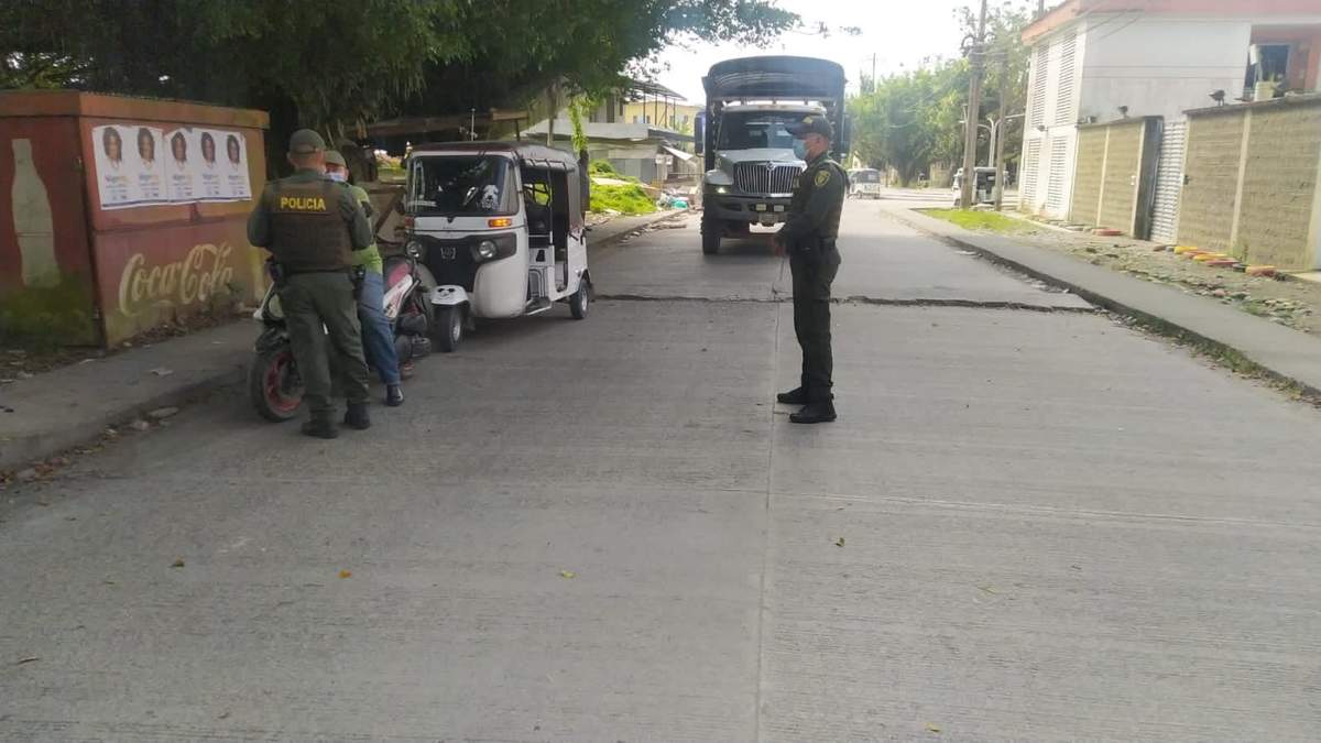 La policía montó un operativo de vigilancia