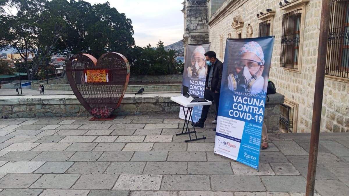 La vacuna china es aplicada en voluntarios de Oaxaca