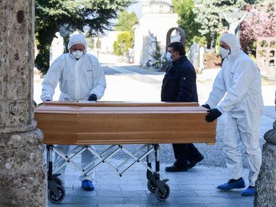 Trágico: Italia superará este año el récord de fallecimientos de 1944