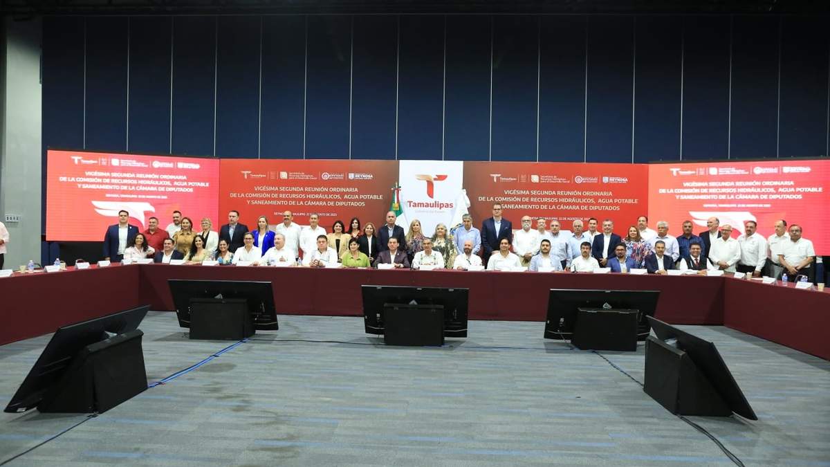 El agua de Tamaulipas está en buenas manos”, le dicen legisladores federales al gobernador Américo Villarreal