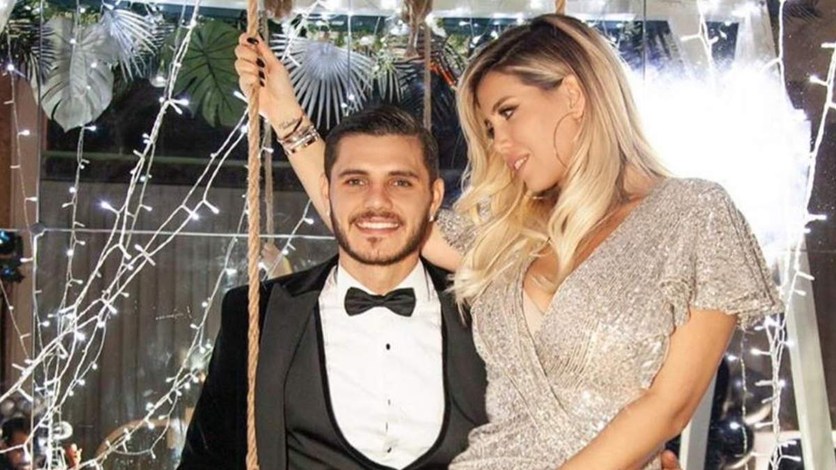 Wanda Nara y Mauro Icardi. Fuente: (Instagram)