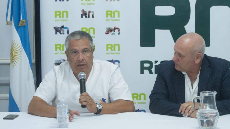 Autoridades de Salud de Río Negro. Fuente: (Twitter)