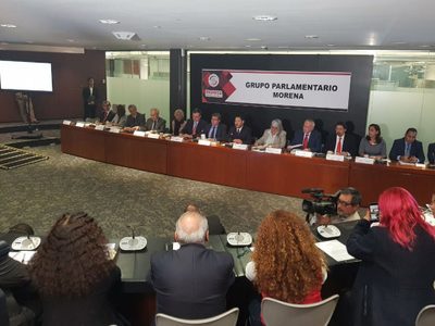 Legisladores de Morena y equipo de AMLO discuten detalles del 'entendimiento” México-EU-Canadá