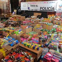 Elementos de la SSP-CDMX decomisan 5 toneladas de pirotecnia