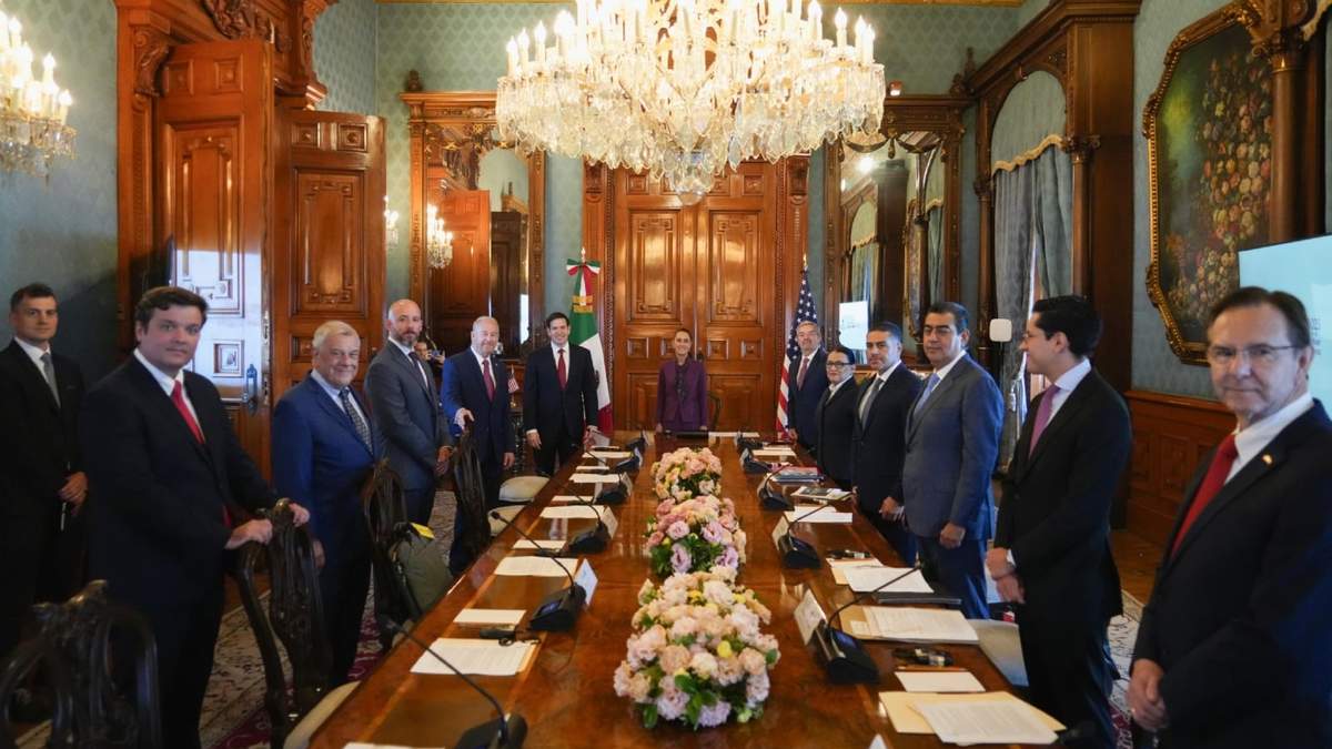 Reunión entre la presidenta Claudia Sheinbaum Pardo y el secretario de Estado, Marco Rubio