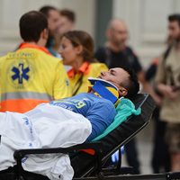 Choque de tren en Barcelona deja 56 heridos