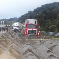 Tráiler sin frenos mata a cuatro personas que rapiñaban otro vehículo pesado (Video)