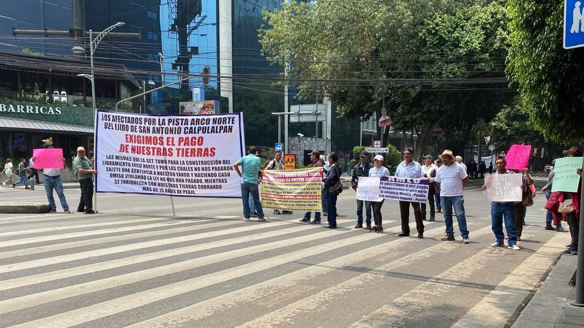 El bloqueo en Insurgentes Sur