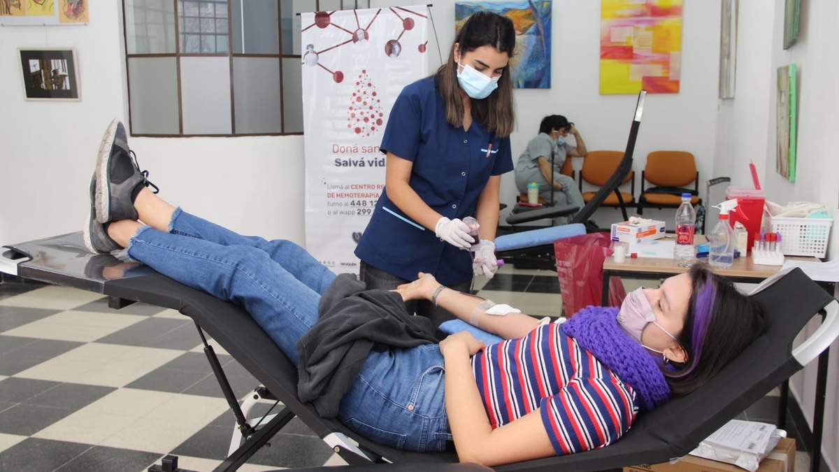 El Ministerio de Salud destacó a Neuquén por ser la provincia con más donantes de sangre. Fuente: (Twitter)