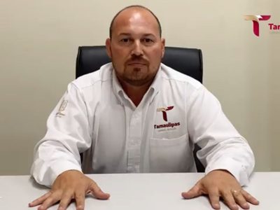 Tras atentado, reaparece el secretario de gobierno de Tamaulipas