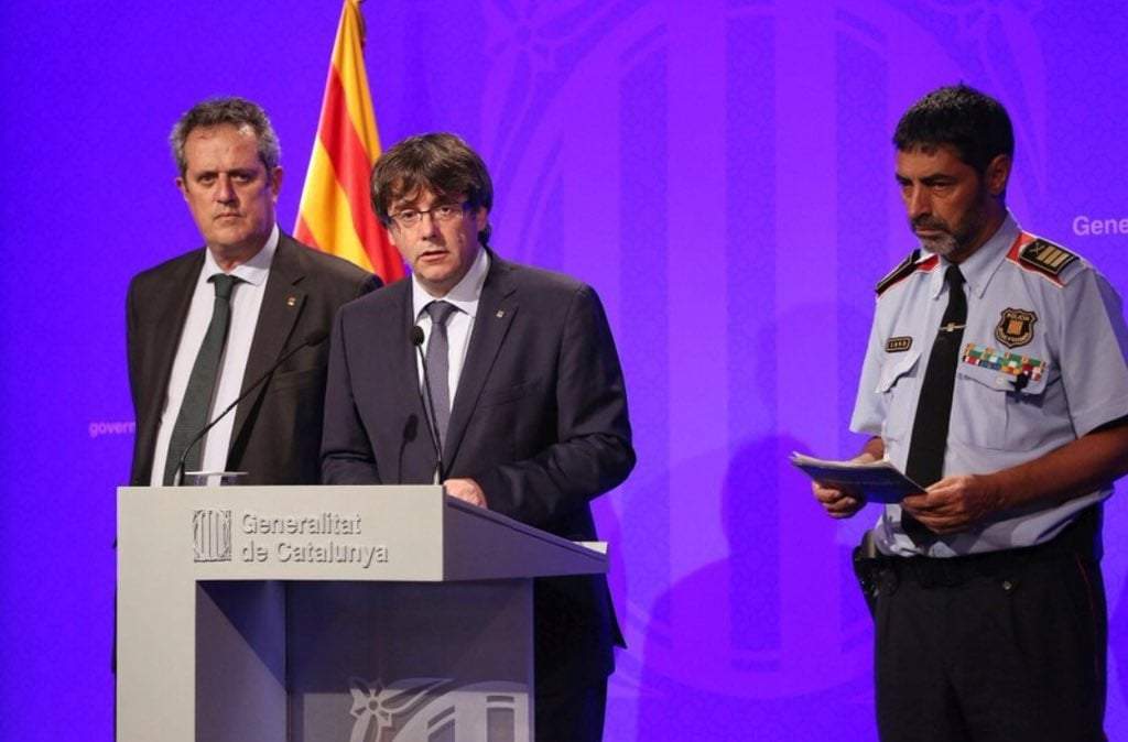 El expresidente del gobierno catalán, Carles Puigdemont