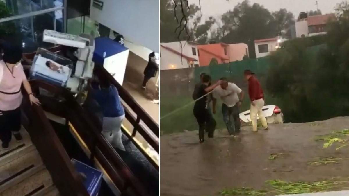 El Hospital General de Atizapán quedó inundado