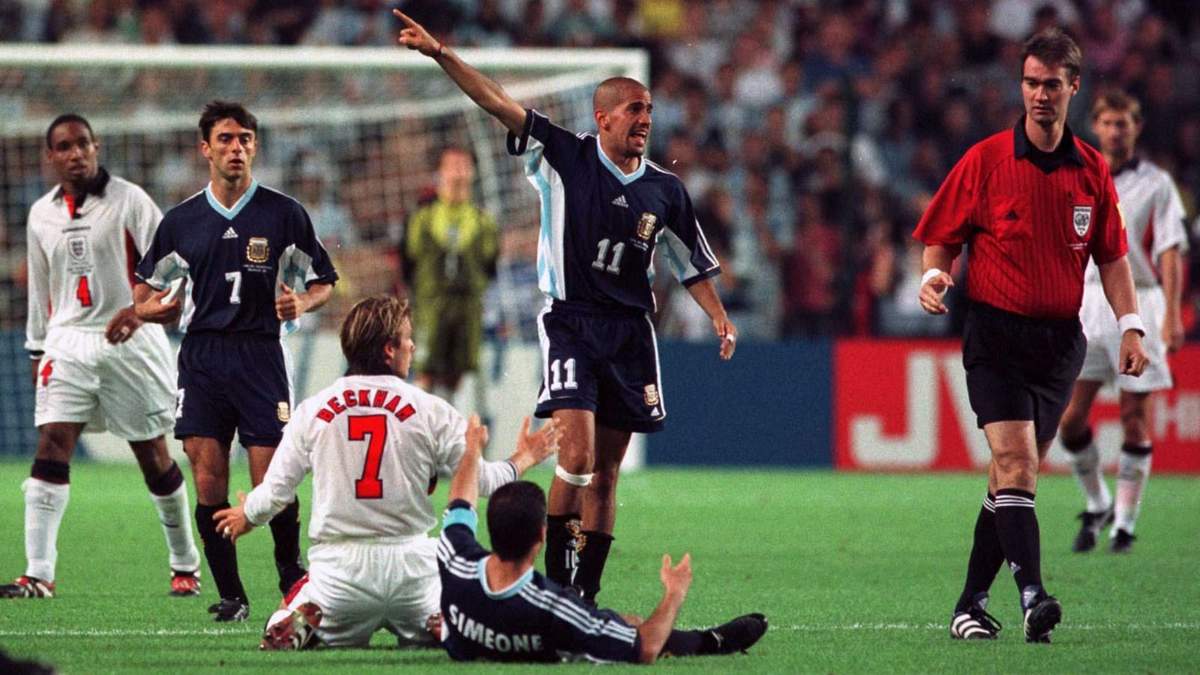 Beckham y Argentina. Fuente: (Twitter).