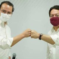 Delgado presenta a Xavier Nava Palacios como virtual candidato de Morena a la alcaldía de SLP