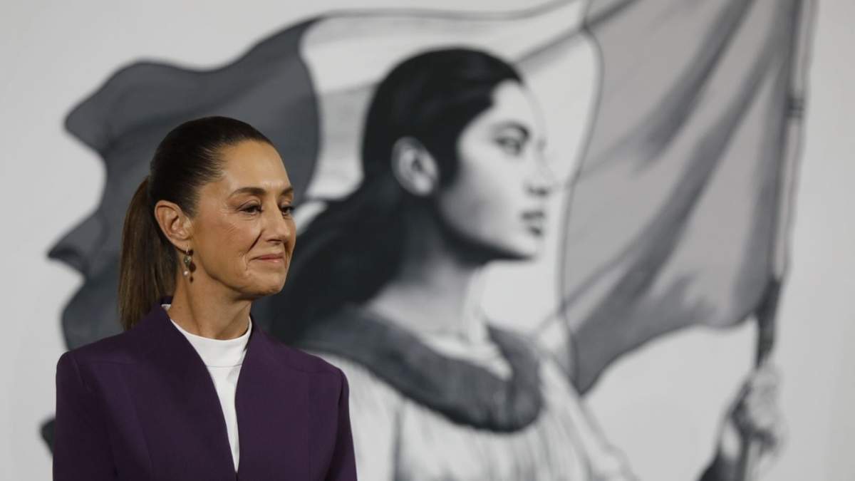 La presidenta Claudia Sheinbaum
