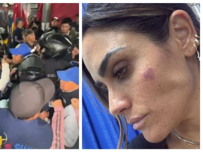 Golpean a Alessandra Rojo de la Vega y a funcionarios; acusa a lideresa de comerciantes (Videos)