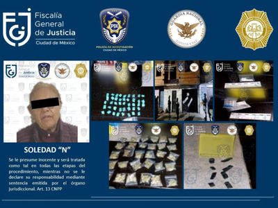 Detienen a mujer y decomisan drogas durante cateo en Tláhuac