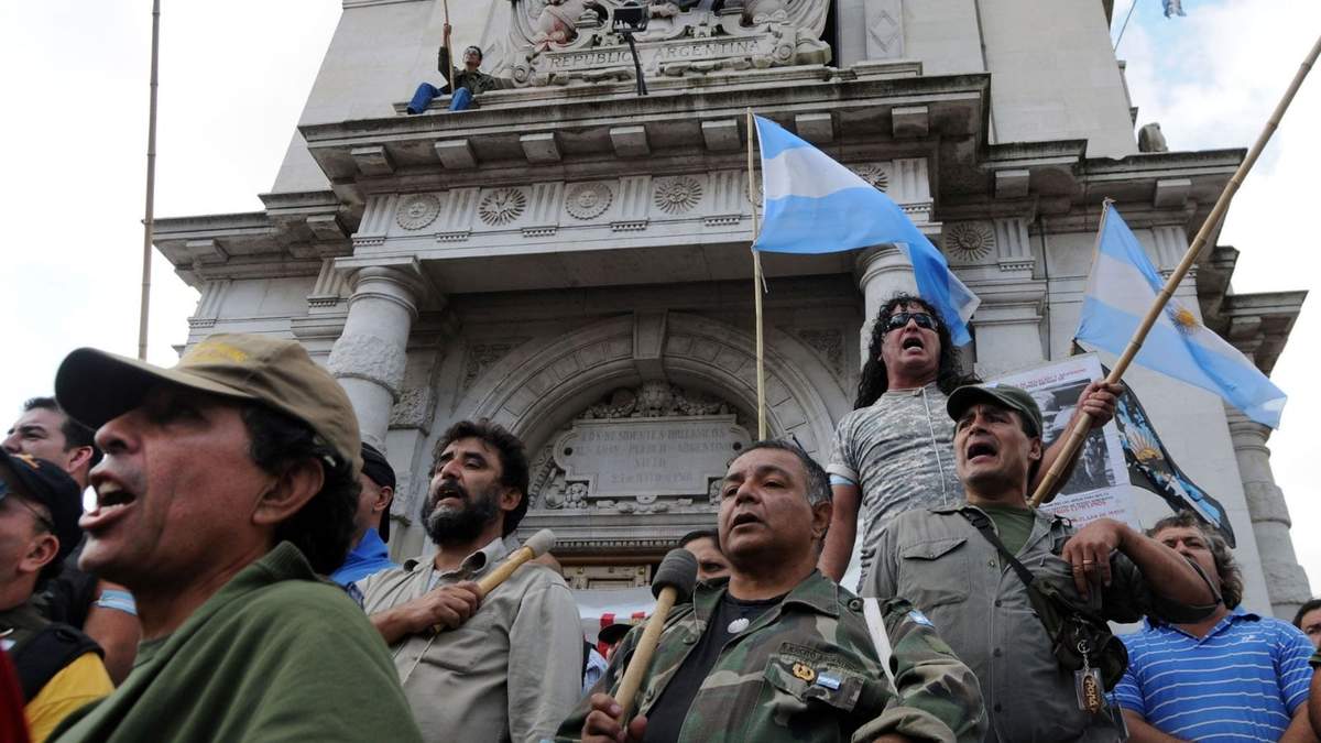Veteranos de la Guerra de Malvinas. (Fuente: Twitter)