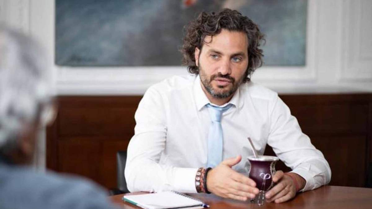 El jefe de Gabinete, Santiago Cafiero. Fuente: (Twitter)