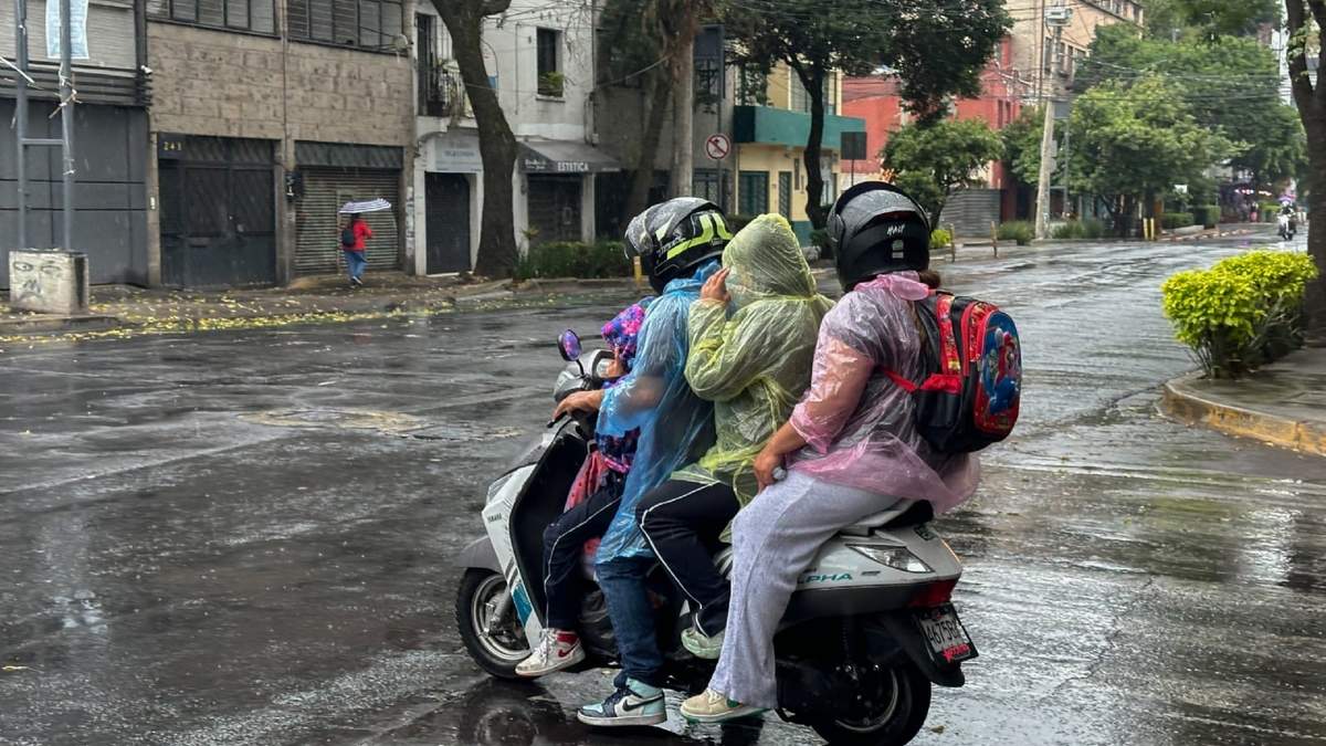 Se prevé que comtinúan las lluvias puntuales fuertes en el Valle de México