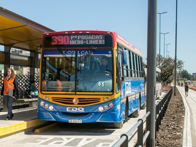 Empresas advierten por un paro de colectivos para este jueves