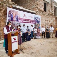 Actos desangelados para conmemorar el sismo de 2017 en Oaxaca