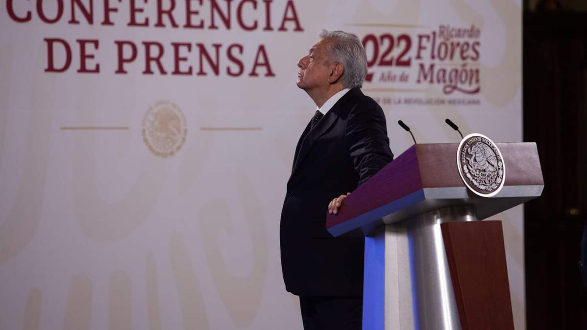 El mandatario en Palacio Nacional