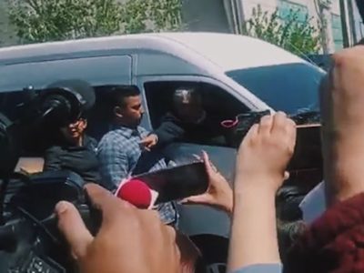 Migrantes reciben con reclamos de justicia a AMLO en Ciudad Juárez (Video)