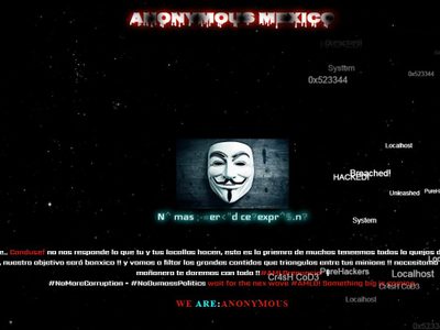 Anonymus México hackea página de Condusef; amenaza a Banxico
