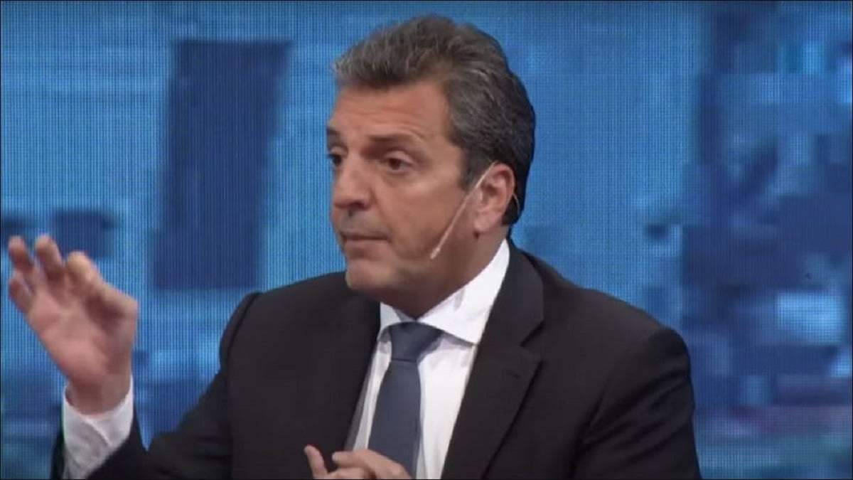 Sergio Massa, ministro de Economía y candidato a presidente por Unión por la Patria. Fuente: (Perfil)