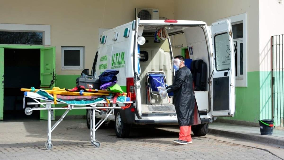 Ambulancia Salud Río Negro, Bariloche. Fuente: (Twitter)