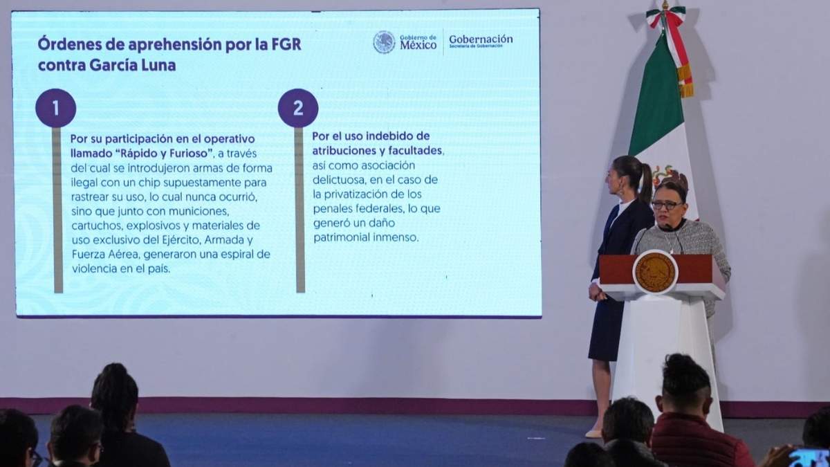 Sheinbaum habló sobre García Luna
