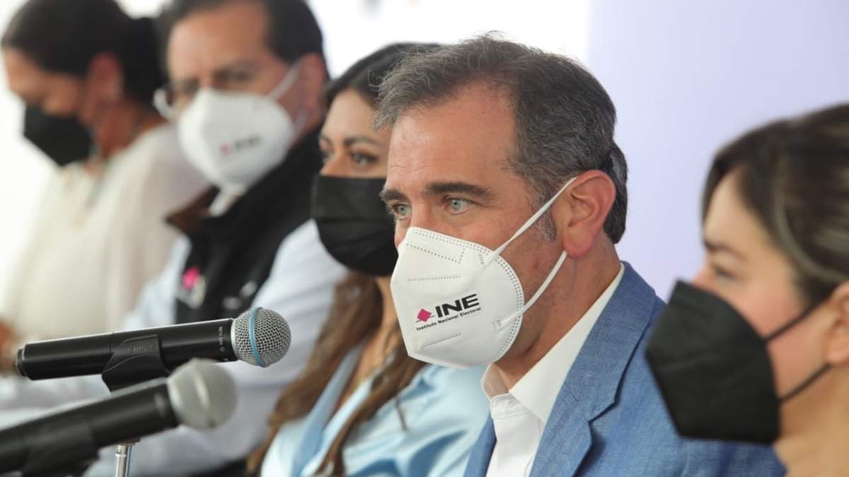 El consejero presidente del INE