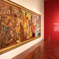 Últimos días en Bellas Artes de la exposición Rojo Mexicano